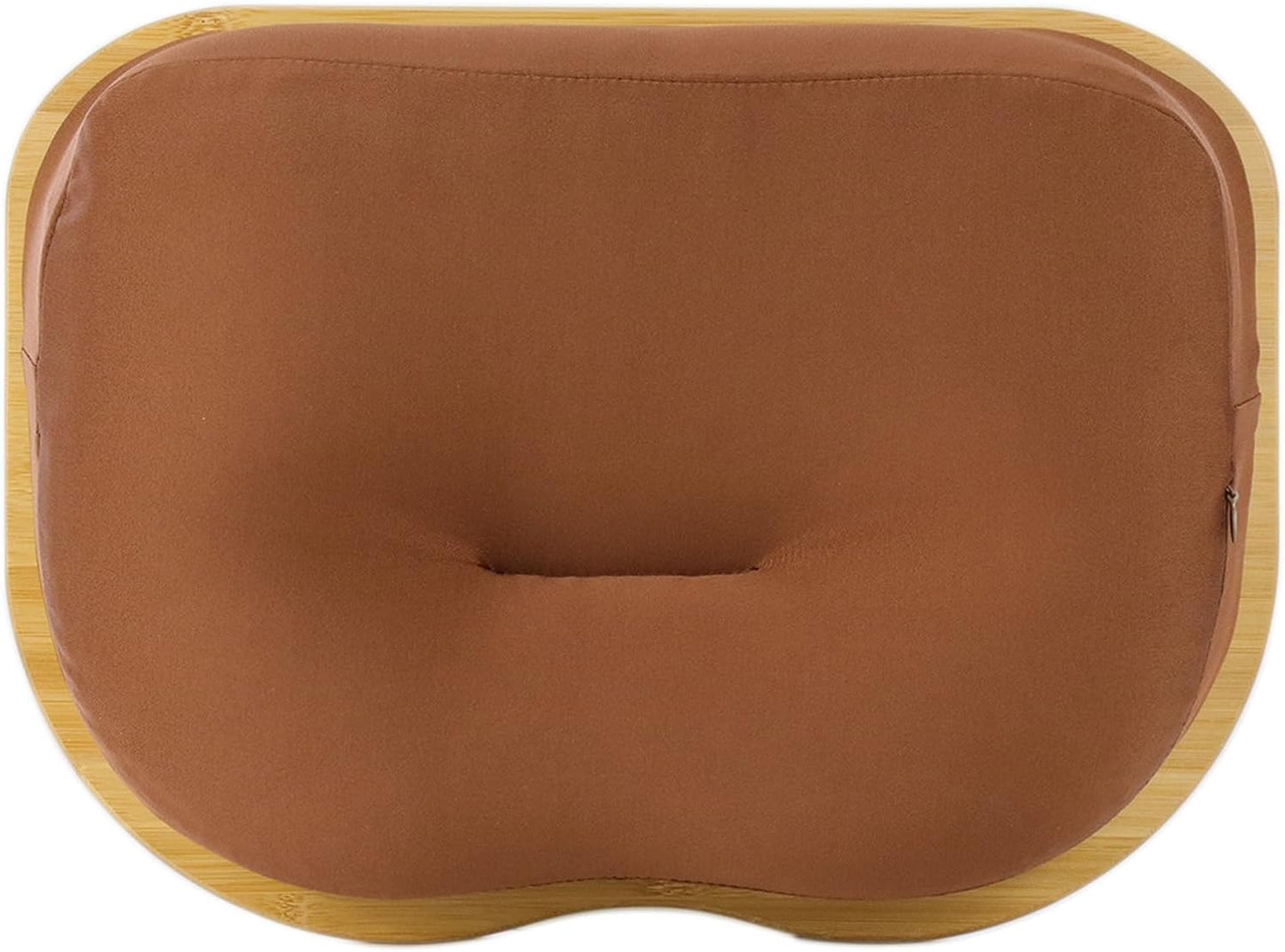Lap Desk for Laptop with Cushion-Fits up to 15 inch, Bamboo Computer Laptop Stand with Phone Hoder, Anti-Slip Stopper