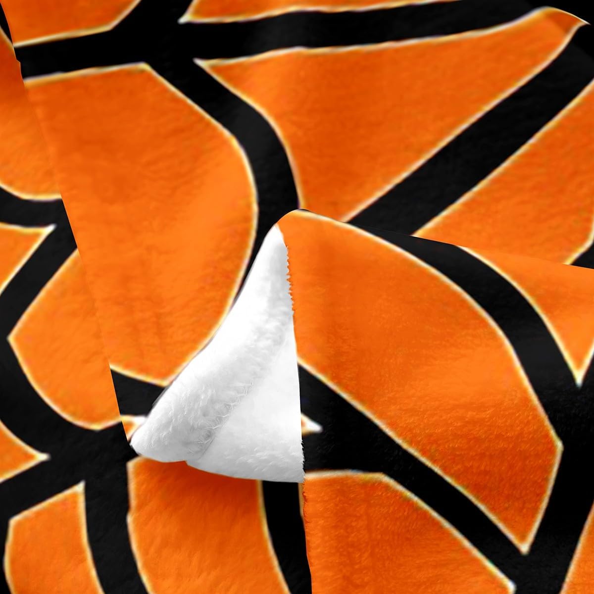 Feelyou Halloween Spider Web Fuzzy Blanket Orange Black Flannel Fleece Throw Blanket Happy Halloween Plush Blanket Gothic Black Warm Cozy Bedding Twin 60"x80"