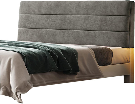 Headboard Bed Backrest Cushion Microfiber Reading Pillow Soft Bag Lumbar Support Cushion for Hotel Home Decorate Customizable (Color : Blue Gray Size : 120X60X5CM) (Dark Gray 150X60X5CM)