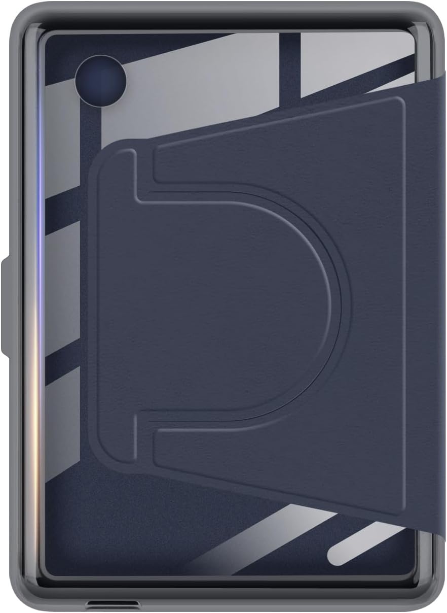 Rotating Protective Case for KOBO Clara 2E (6", 2022), 360° Rotation, Detachable Magnetic Cover, Adjustable Stand, Clear Back