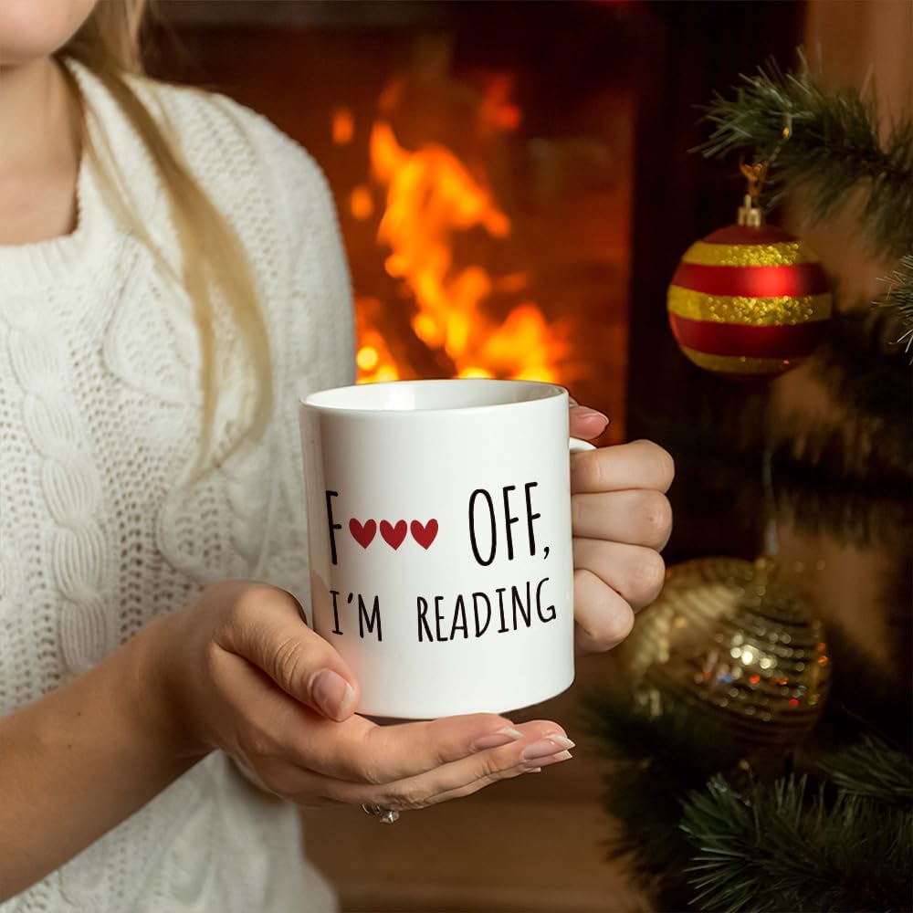 Funny Mug Gifts for Book Lover - Book Lover Gifts for Friend Bestie Readers - Librarian Mug Gift for Women - Bookish Gift - Bookworm Cup 11OZ