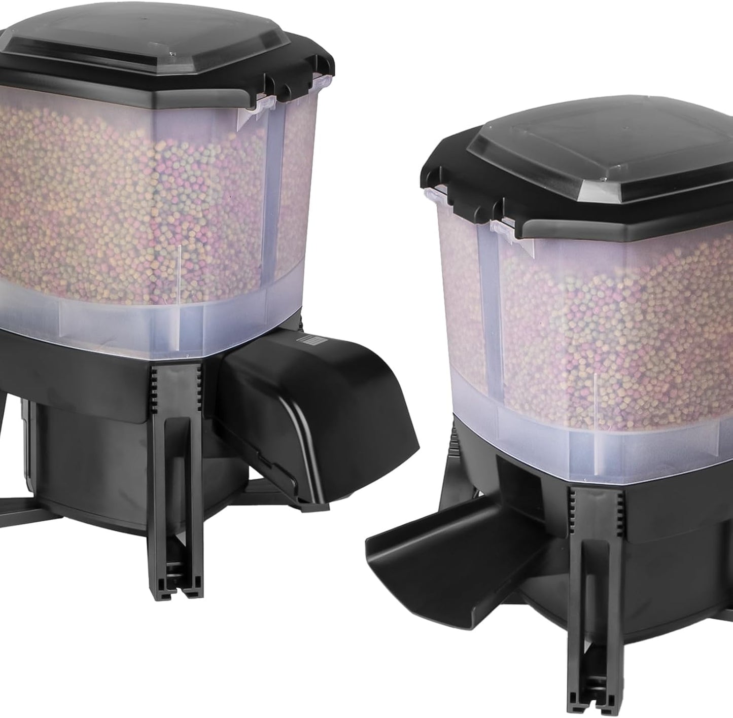 SunSun Grech Automatic Solar Pond Feeder – Programmable Fish Food Dispenser for Outdoor Ponds, 6L Pellet Capacity, Precise Feeding Control, Solar-Powered, CFF-206