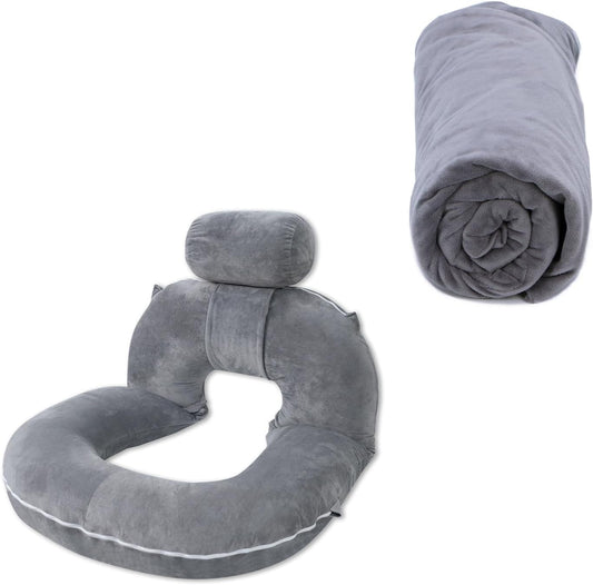 INSEN Reading Pillow Cover, Classic Grey (Upgrade-Grey)