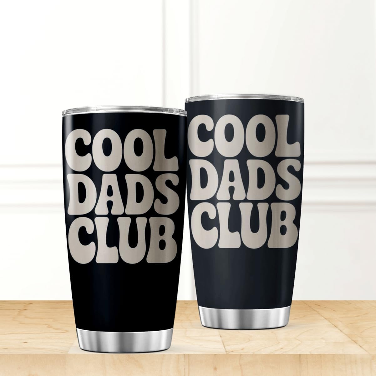 CUBICER Cool Dads Club Design 20 Oz Stainless Steel Tumbler For Fathers Gifts Coffee Travel Mug Dad Father'S Day Birthday Present Bottle Iced Drink Tea Hot Insulated Outdoor Heat