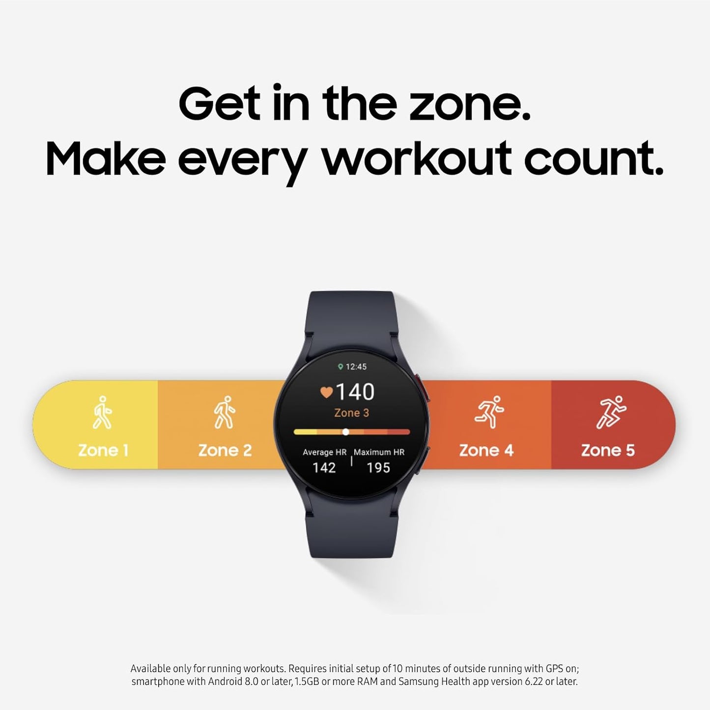 Samsung Galaxy Watch 6 44mm Bluetooth Smartwatch, Fitness Tracker, Personalized HR Zones, Advanced Sleep Coaching, Heart Monitor, BIA Sensor for Health Wellness Insights, Big Screen, US Version Silver