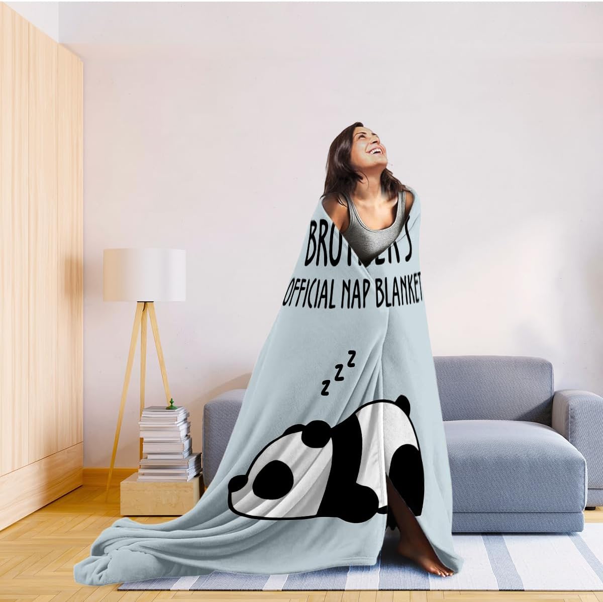 Gifts for Brother Blankets, Funny Birthday Graduation Presents, Brother Gifts, Graduation Blanket, Funny Bro Gifts Blanket, Soft Flannel Throw Blanket 50x60 Inches