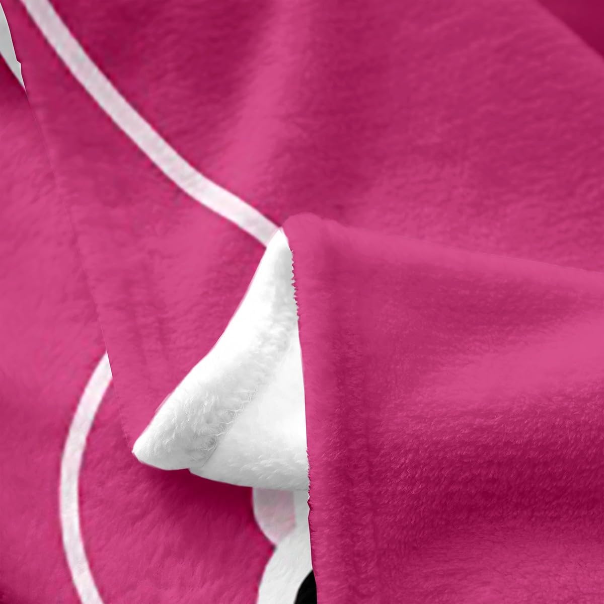 Feelyou Kids Ice Hockey Fleece Throw Blanket Throw 50"x60" Eat Sleep Hockey Fuzzy Blanket for Sofa Couch Winter Sports Hobby Pink All Season Bed Blanket Women Men Fuzzy Blanket