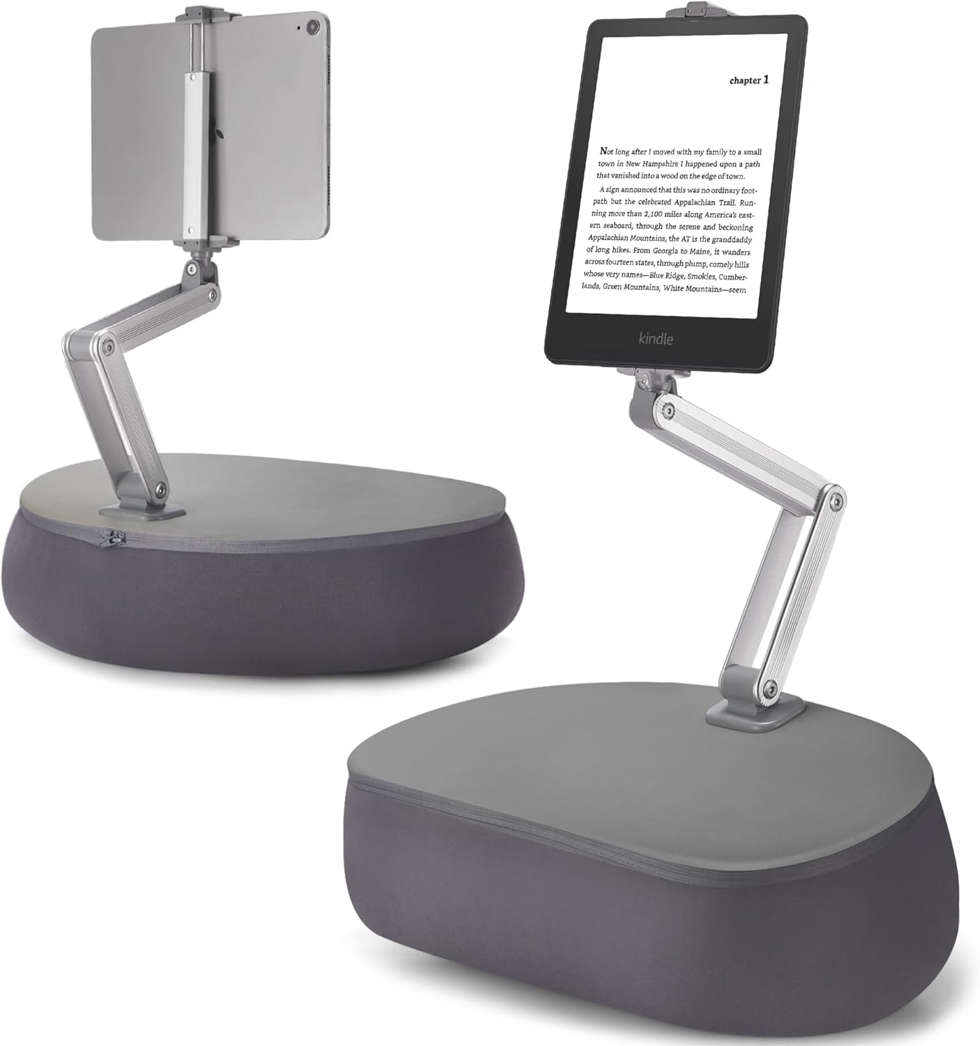 InnoGear Tablet Pillow Stand for Lap, 360° Adjustable Hands-Free Holder Mount for Bed Sofa Reading Compatible with 6" - 13" iPad Kindle iPhone E-Reader