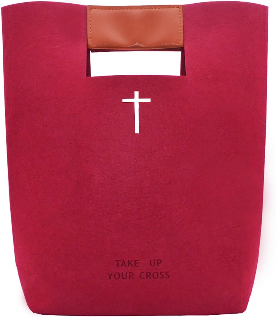 Bible Bags for Women, Felt Carrying Bible Book Case Church Tote Bag Christmas Christian Gift
