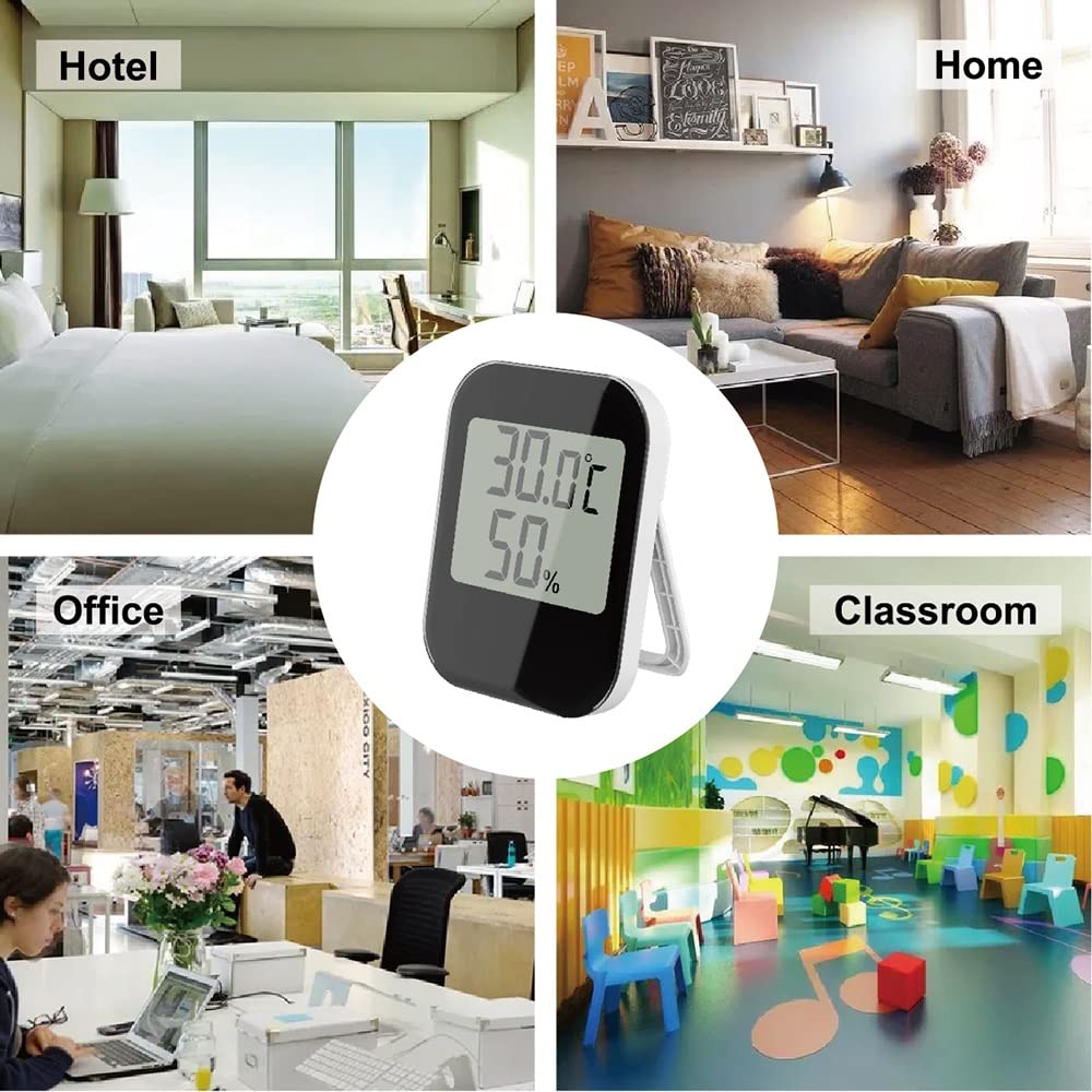Digital Household Thermometer Room Hygrometer Indoor Humidity Meter Temperature Display Instrument for Office