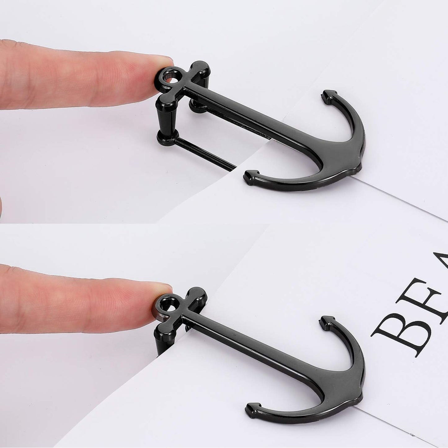 2 Pieces Bookmarks Creative Anchor Bookmark Metal Page Holder for Reading Students Teachers Graduation Gifts Office Supplies