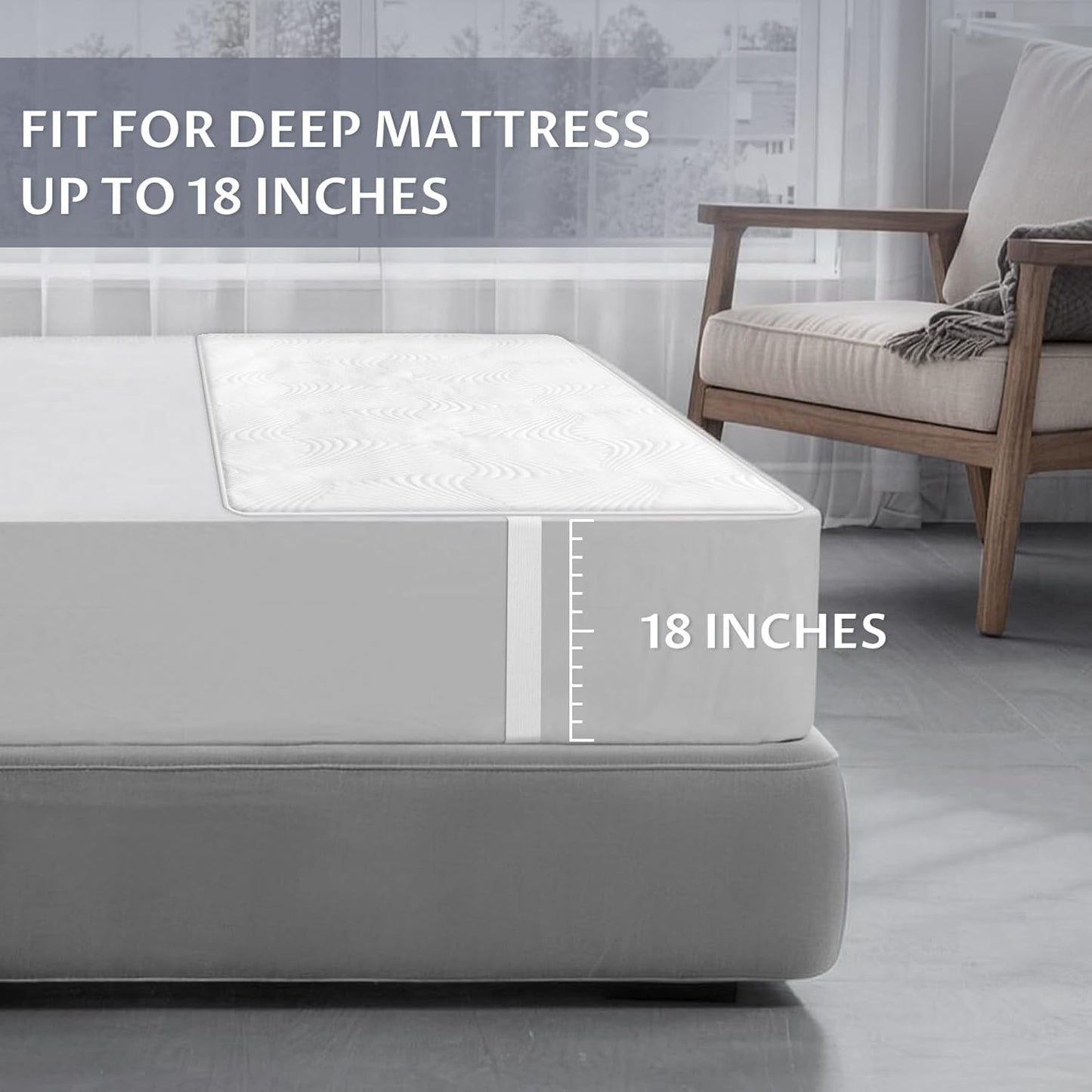 Foot King Size Electric Heated Mattress Pad - Foot Warmer for Bed with Memory & Preheat Functions, 12 Heat Settings Single Control for 1-12 Hours Auto Off, Lighted Button