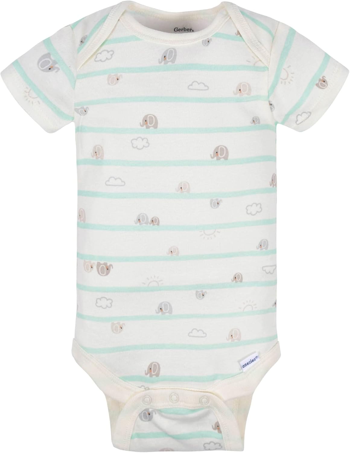 Gerber Unisex-Baby 8-pack Short Sleeve Onesies Bodysuits