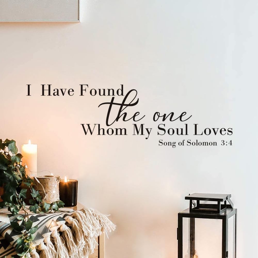 12PCS Inspirational Wall Decals,The Bible Wall Stickers Quote Motivational Decal for Bedroom Living Room Nursery Decor 11×6 in
