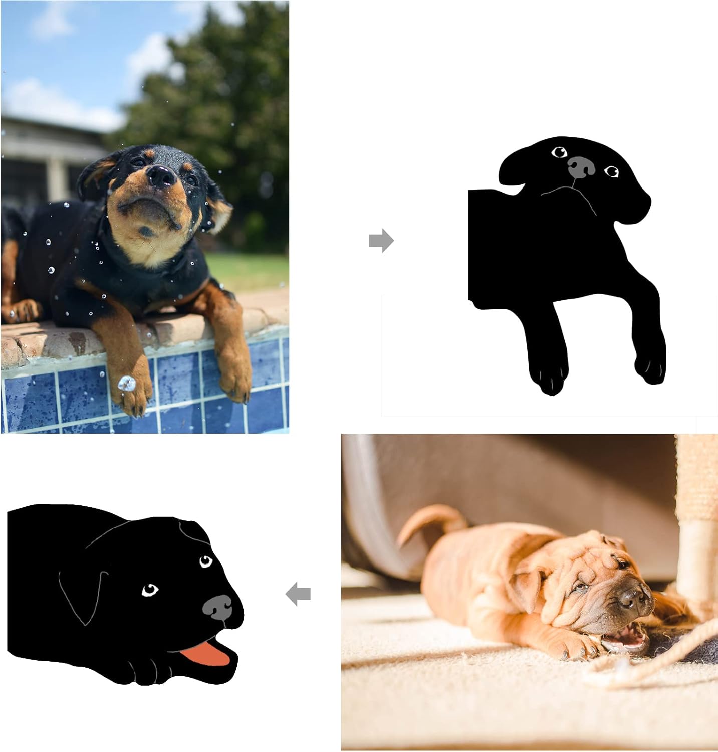 Magnetic Bookmarks - 6 Pieces Cute Dogs Bookmarks for Women Readers, Book Marks for Reading Office Supplies, Book Markers Gift for Book Lovers (B)