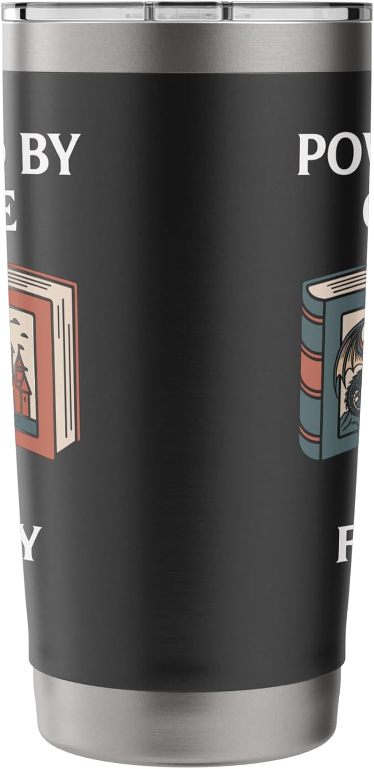 Coffee And Fantasy Books Magical Reading Time Stainless Steel Insulated Tumbler