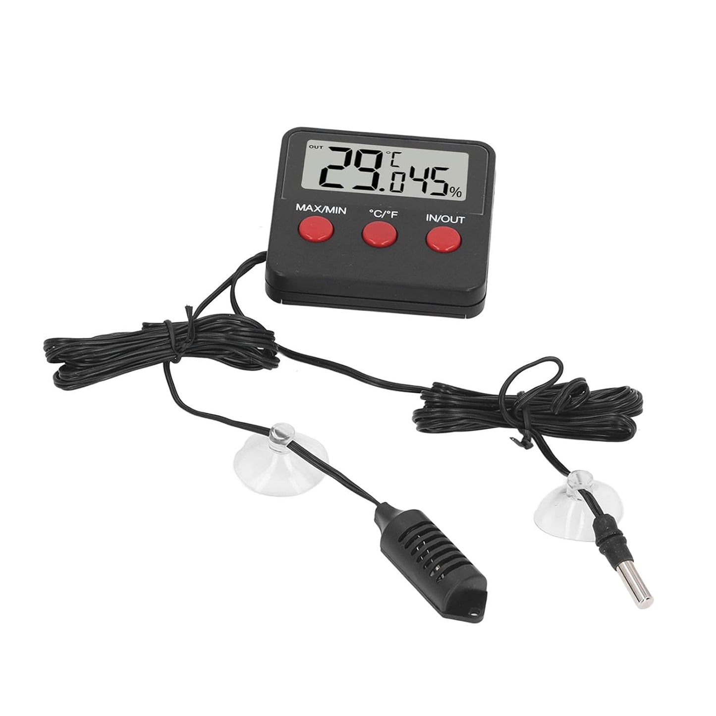 Mini Temperature and Humidity Meter Meter Gauge for Mini Thermohygrometer with Probe Probes Hygrometer Hygrometer Monitor Incubator Hygrometer Household Measuring Meter Rectal