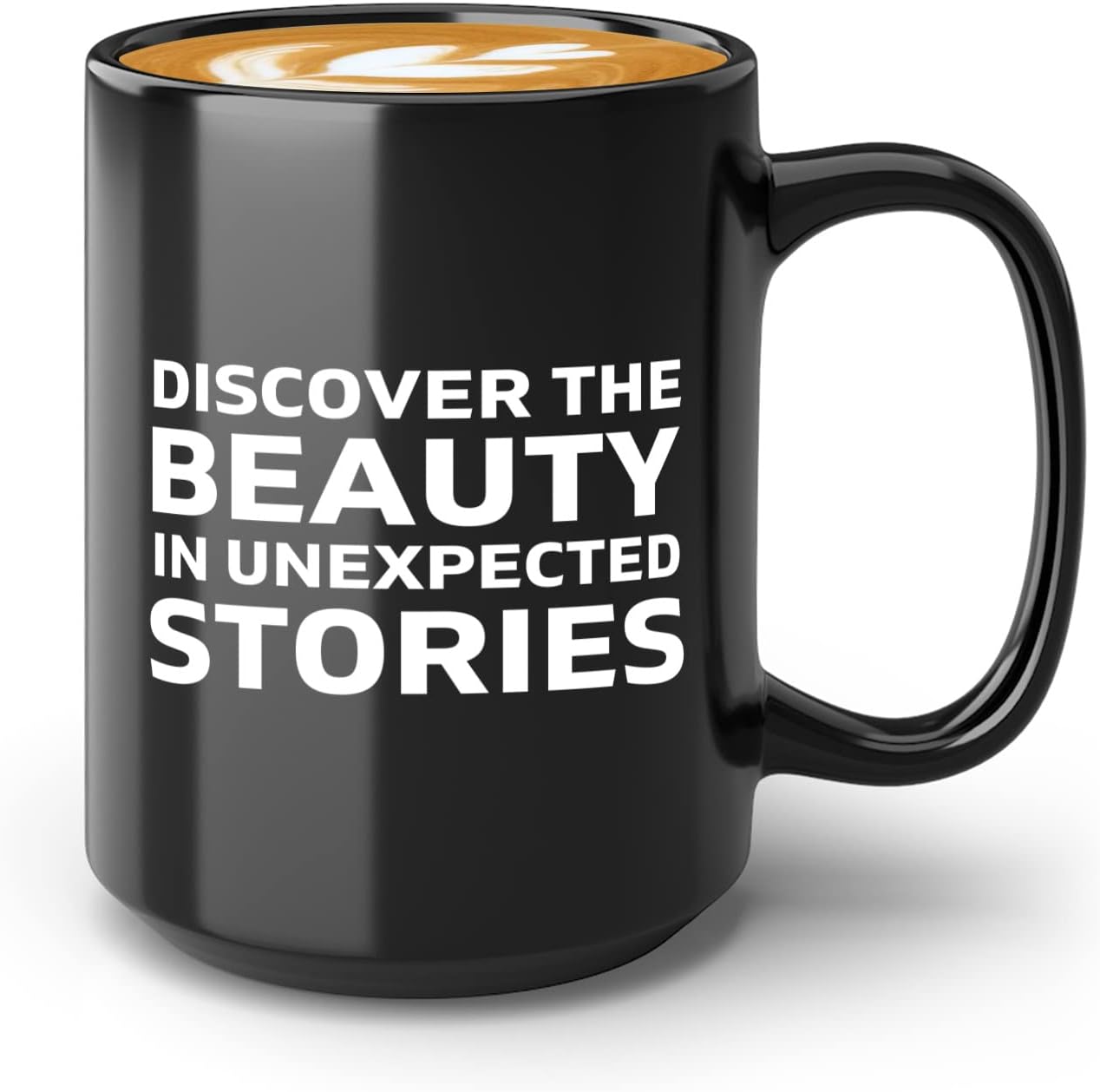 Journalist Coffee Mug 15oz Black -Discover the Beauty - Reading Lover Book Club Gift Author Appreciation Writer Journalism Novelist Scriptwriter