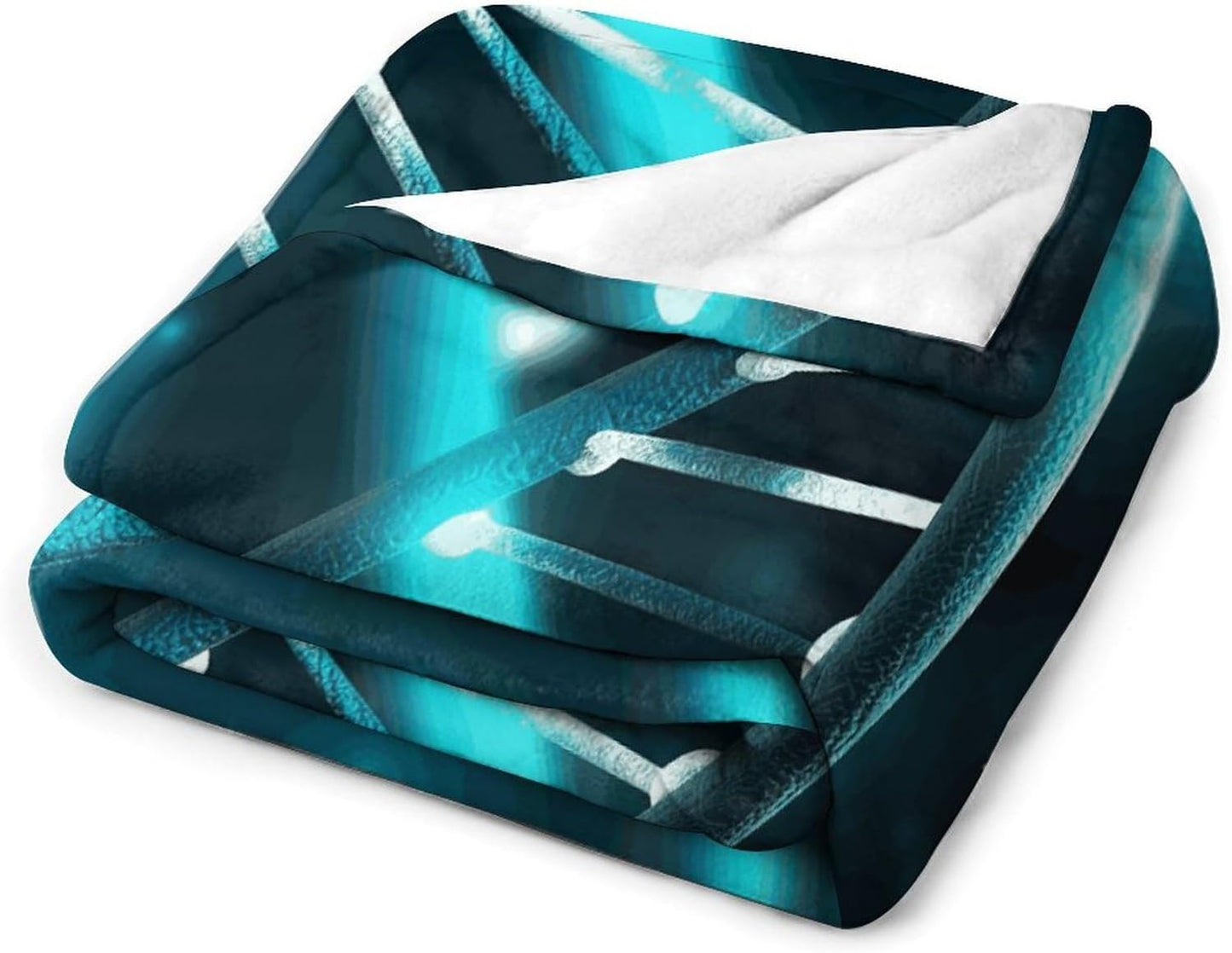 Science Gene Strand Blanket Super Soft Lightweight Throw Blanket Cute Cozy Warm Bed Blanket Decorative Fuzzy Blanket All-Season Home Decor Gift for Sofa Couch Living Room 40"*50" （100 * 130cm）