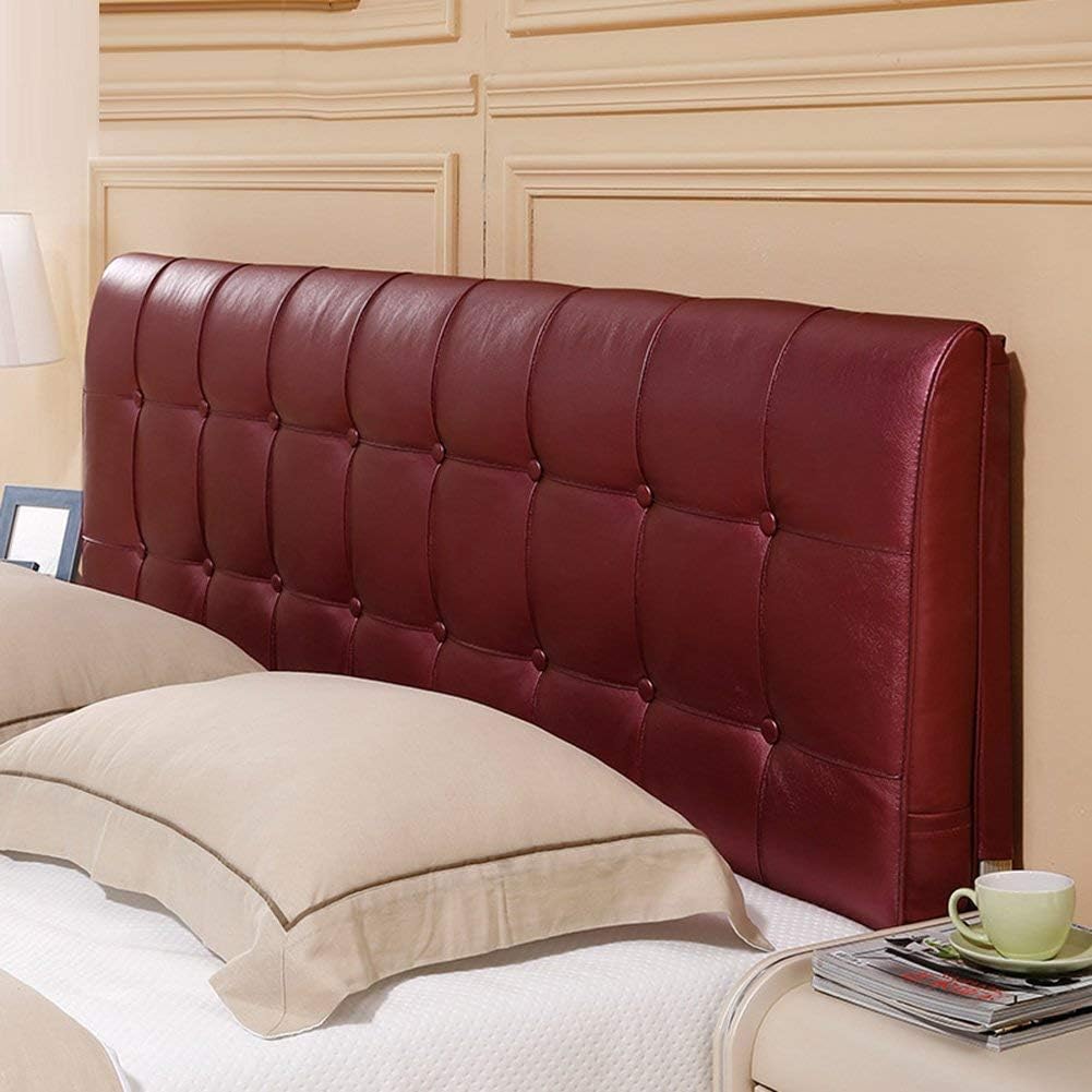 Headboard Bedside Cushion Pads Bedside Soft Case Sofa Backrest, Colors, 5 Sizes (Color : 4#, Size : No headboard-180cm)