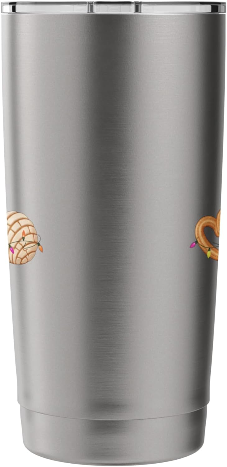 Tis The Season Latino Christmas Kids Pan Dulce Hot Cocoa Stainless Steel Insulated Tumbler