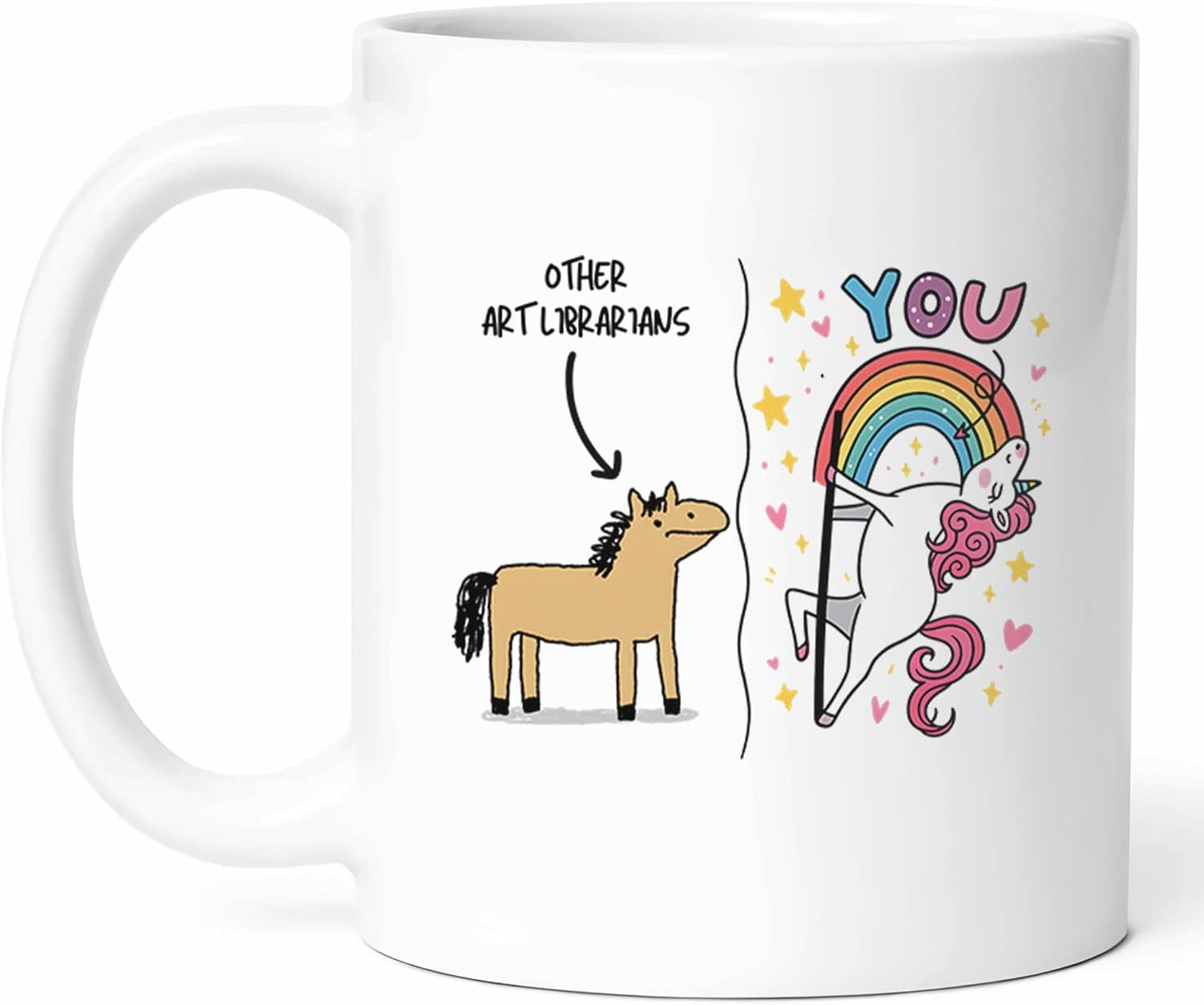 Other Art Librarians Unicorn Mug - Library Science Coffee Cup - Information Specialist Funny Gift From - Cataloging Expert Tea Mugs - Curator Cups - 11 Oz Ceramic Gifts For Book Lovers, Birthday, Him