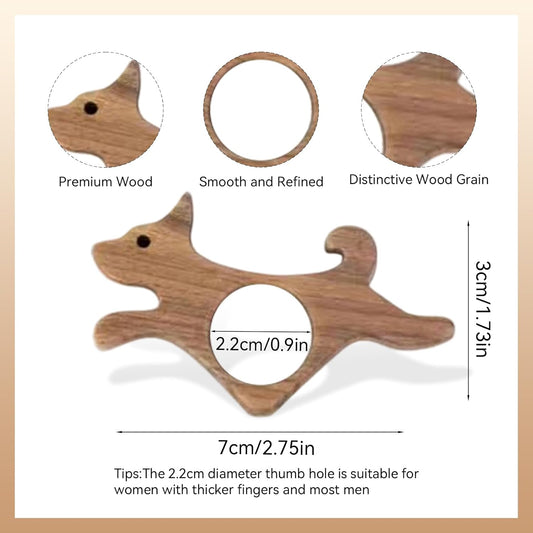 1Pcs Wood Thumb Book Page Holder for Reading 1Pcs Bookmark Holder Book Marks for Reading Wooden Bookmarks with Flower Crving Smooth Finish Thumb Page Holders (Oak & Natural)