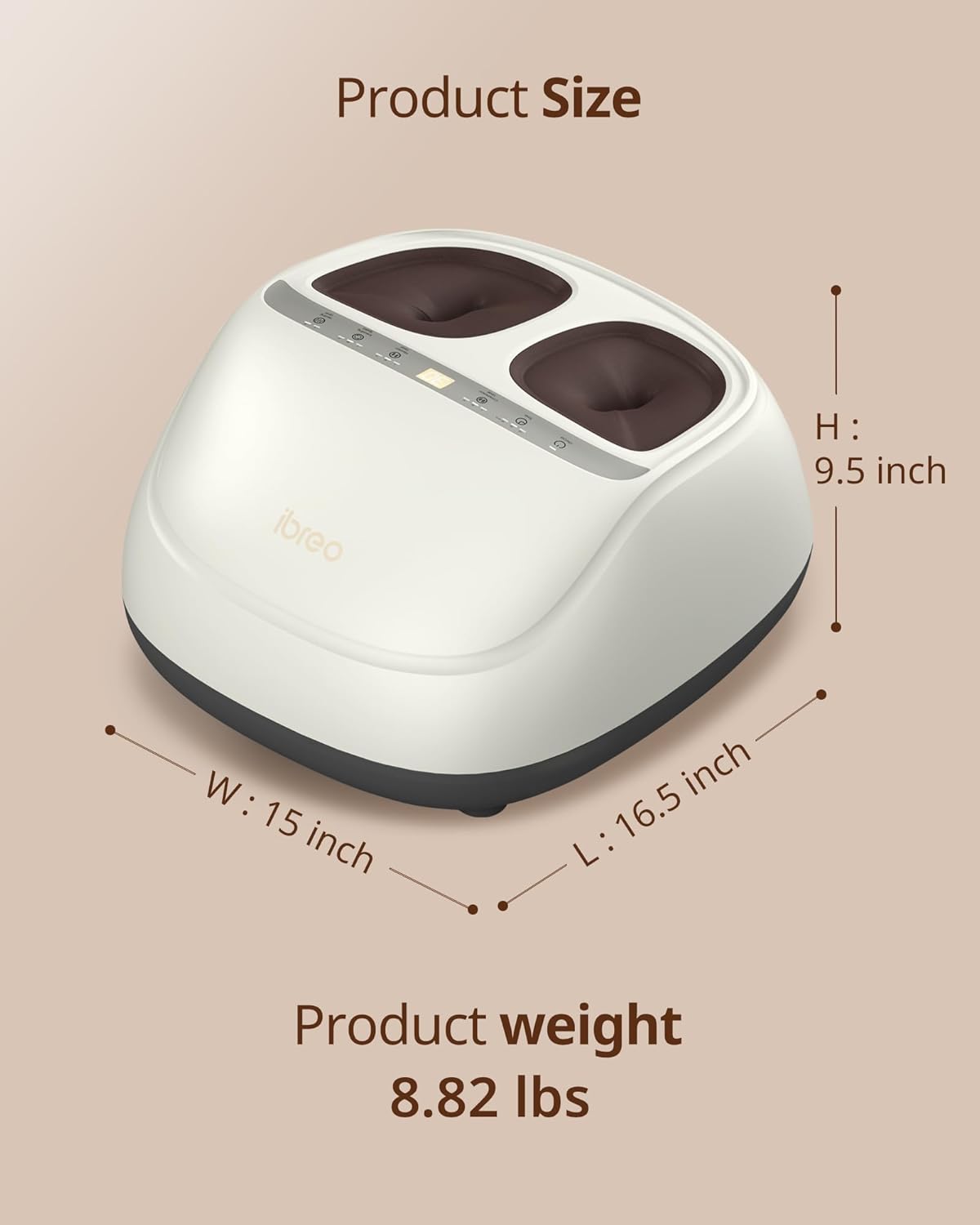 4-in-1 Shiatsu Foot Massager with Heat, Deep Kneading, Air Compression, Vibration, FSA Eligible, HSA Eligible for Neuropathy, Plantar Fasciitis, Pain Relief, Gift for Women & Men Size Up to 14