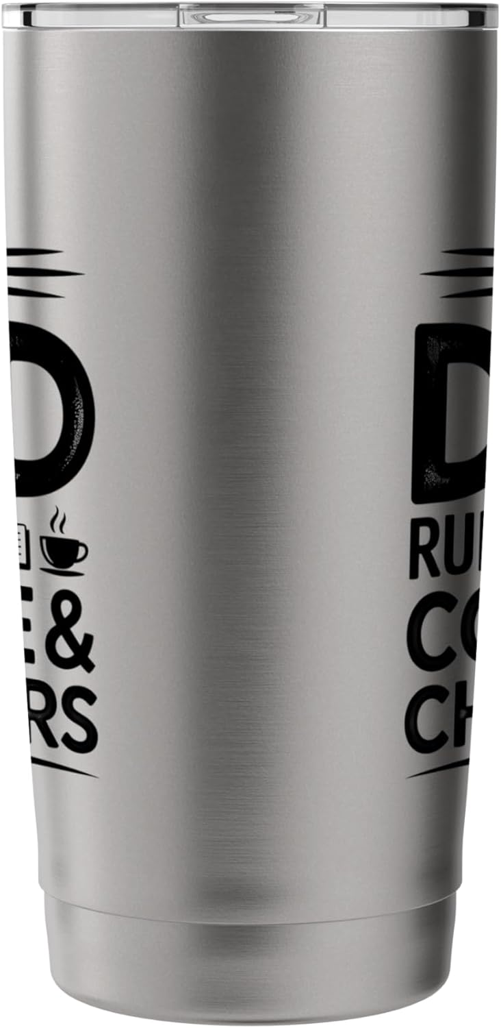 This Dad Runs On Coffee And Chapters Reading Father Stainless Steel Insulated Tumbler