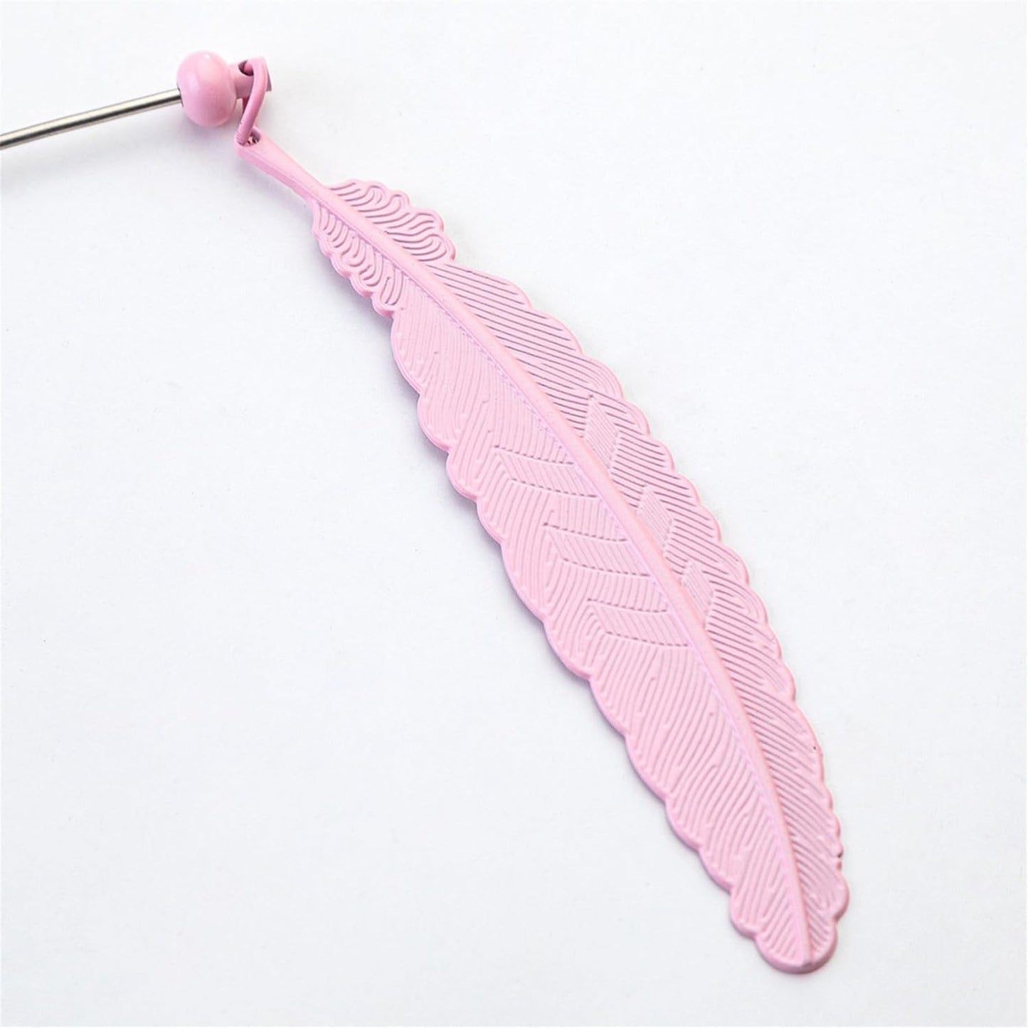 Beadable Bookmarks Metal Book Page Holder with Pendant Reading Book Lover Reader