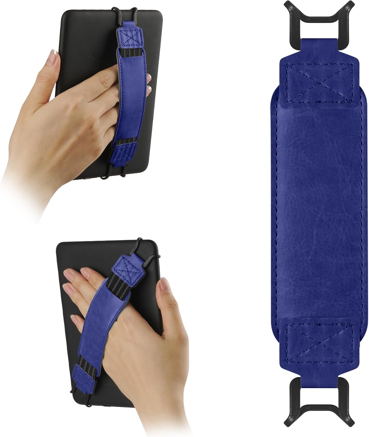 Universal Soft Hand Strap for 6-7 Inch eReader Tablet, Compatible with Kobo/Pocketbook/Tolino/Paperwhite/Nook, High Elasticity Hand Strap for Tablet, Blue