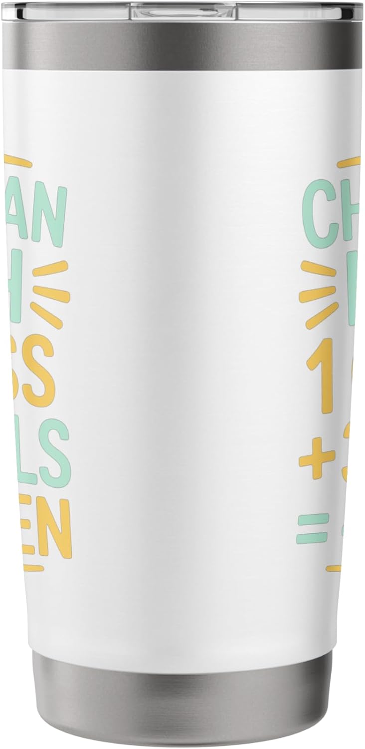 Christian Math One Cross Three Nails Four Given Stainless Steel Insulated Tumbler