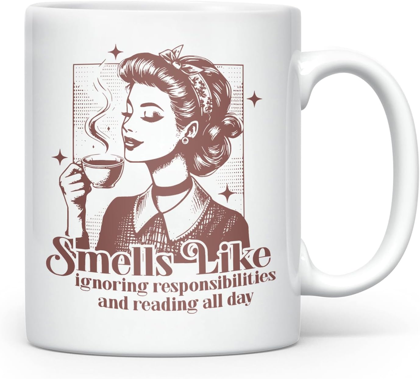 Book Lovers Gifts for Women, Gifts for Book Lovers Women, Book Club Gifts for Readers Bookish Gifts, Book Themed Gifts Book Accessories Book Lovers Coffee Mug for Women, Reading All Day Gifts