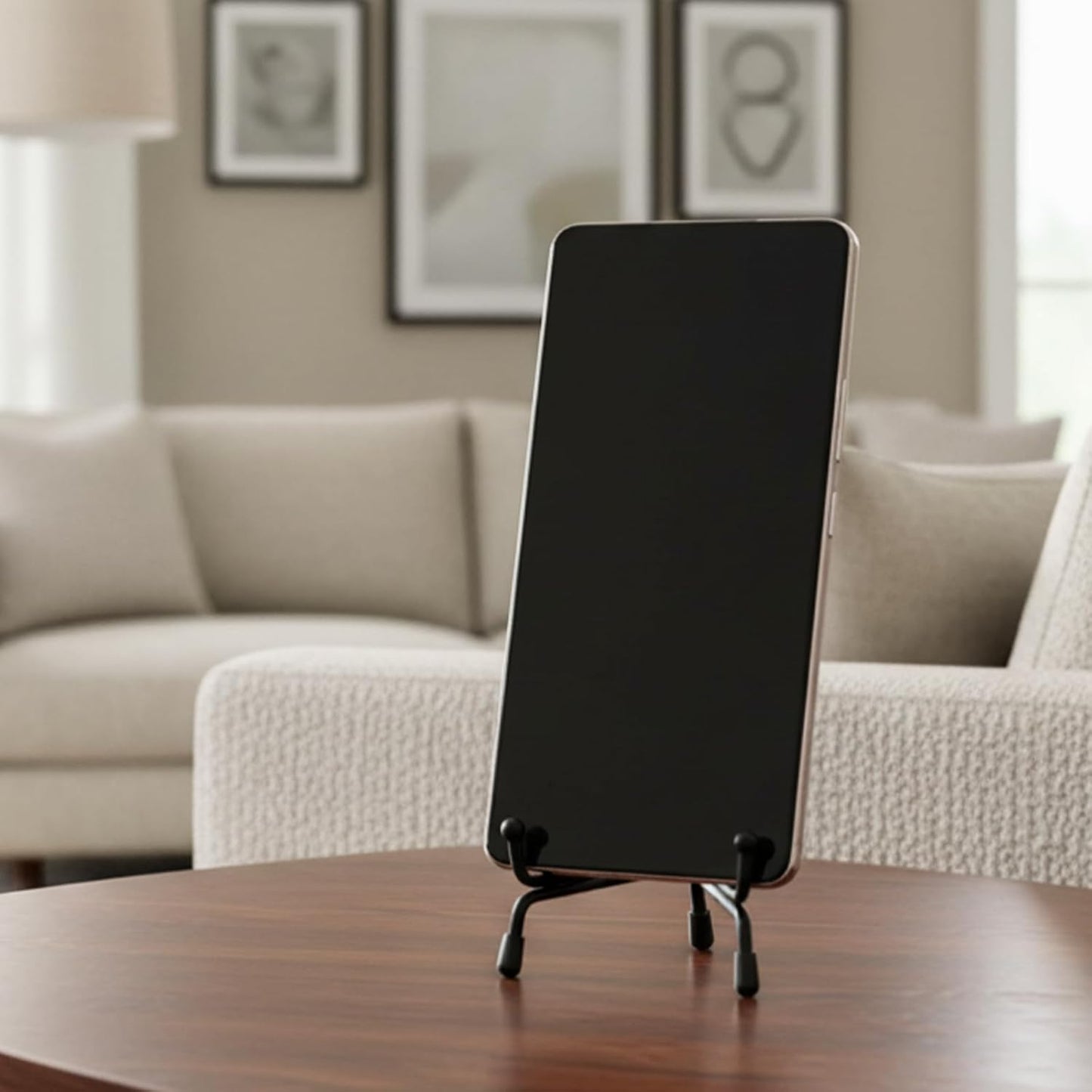 4 Pack Plate Stands For Display, 4 Inch Anti-Slip Iron Plate Display Stand Black Iron Plates Stands for Displays Upgraded Easel Displays Stand Photo Holder for Picture Frame, Decorative Plates