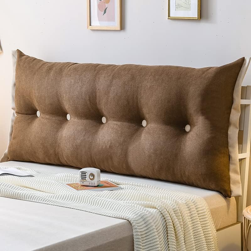 Soft Reading Pillow, Headboard Back Cushion Full King Queen Twin Triangle Back Cushion Pillow Back Support Pillow Rest Pillow daybed Sofa Bed Office Chair (Color : H, Size : 120x60cm(47x24inch))