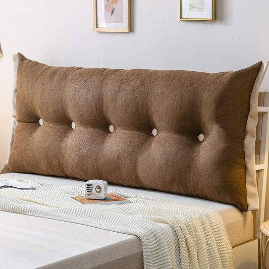 Soft Reading Pillow, Headboard Back Cushion Full King Queen Twin Triangle Back Cushion Pillow Back Support Pillow Rest Pillow daybed Sofa Bed Office Chair (Color : H, Size : 120x60cm(47x24inch))