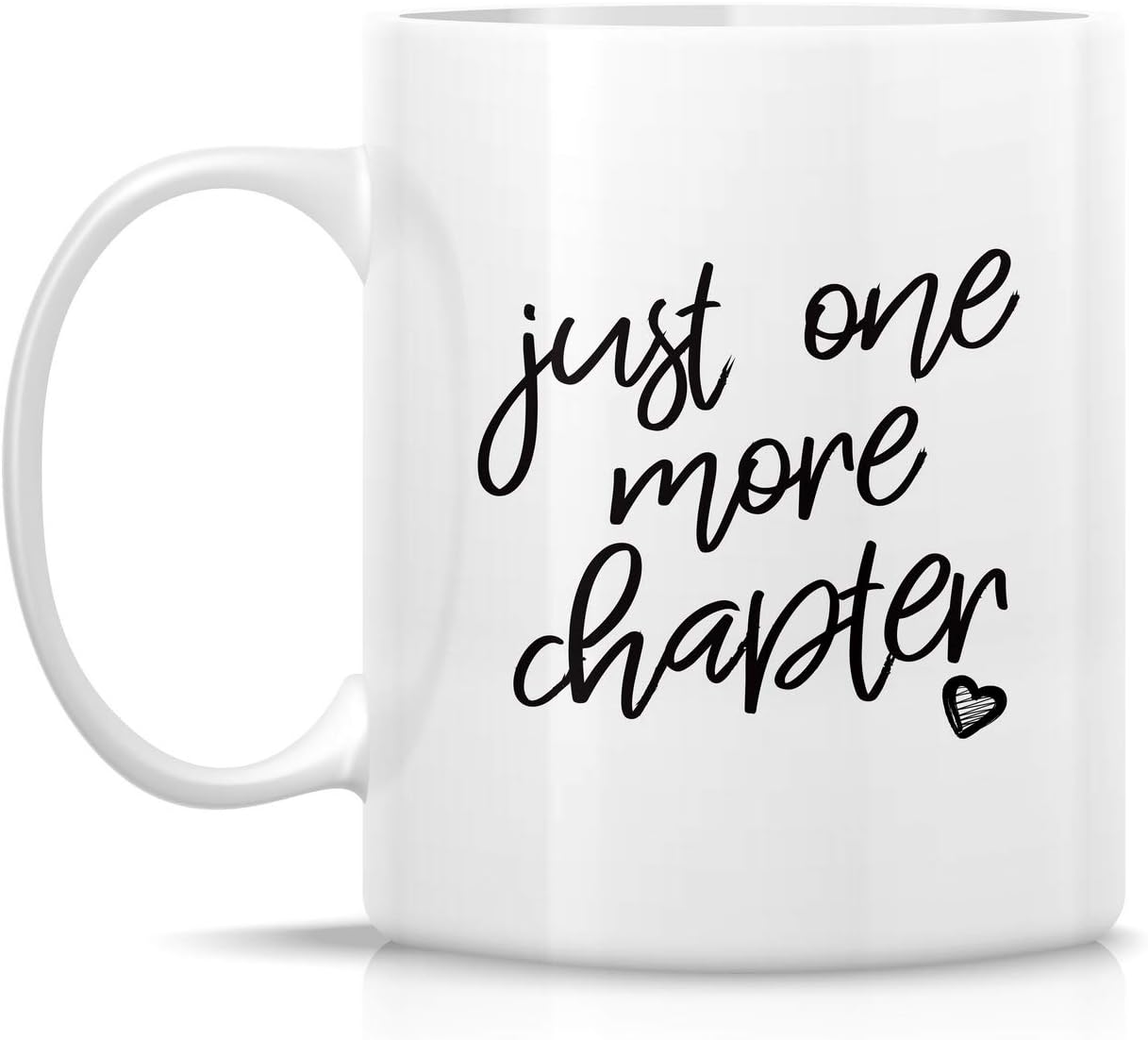 Retreez Funny Mug - Just One More Chapter Bookworm Book 11 Oz Ceramic Coffee Mugs - Funny, Sarcasm, Sarcastic, Motivational, Inspirational birthday gifts for friends, coworkers, siblings, dad or mom