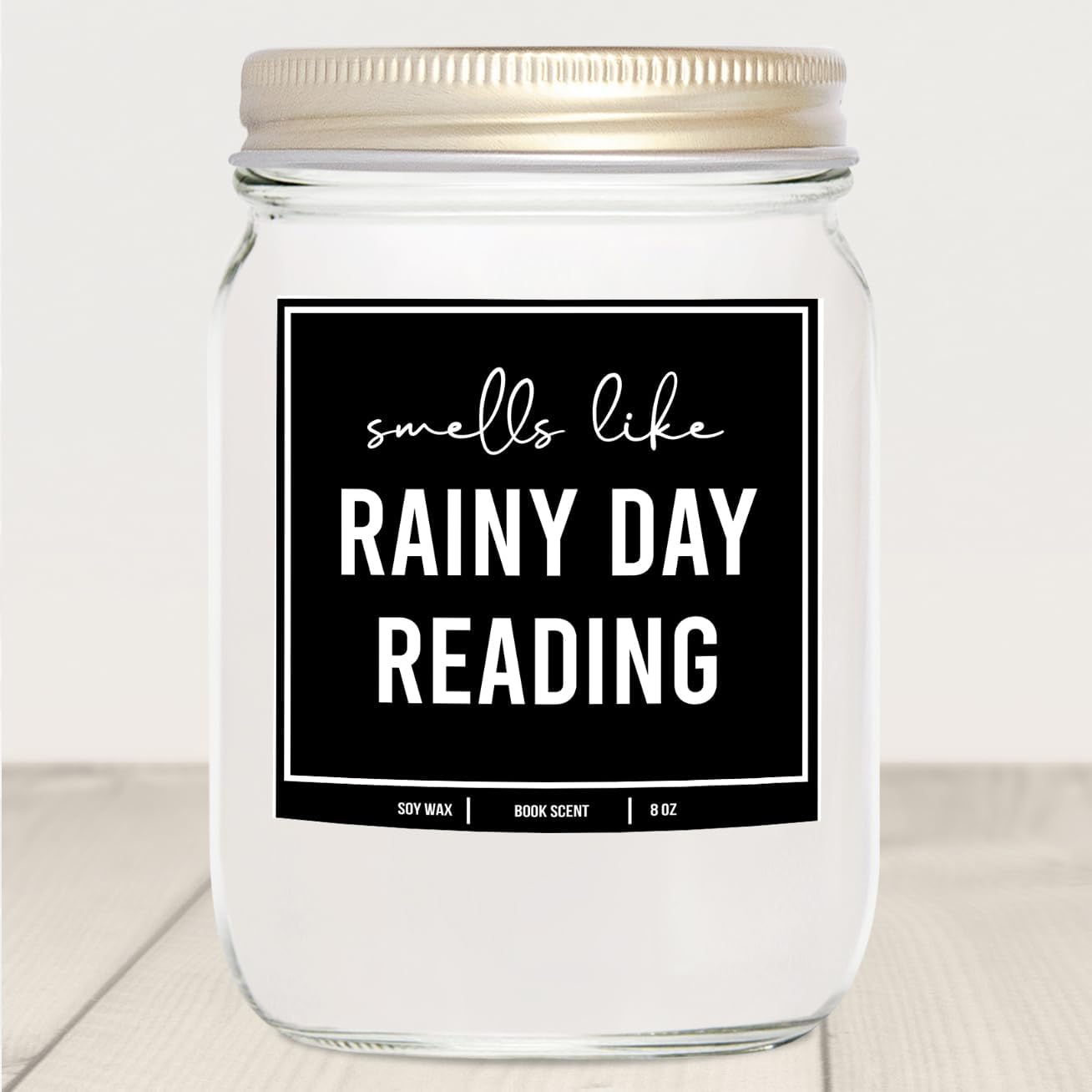 You Nique Designs Reading Candle That Smells Like Books 8oz Candle Gift for Book Lovers, Avid Readers, Cool Gifts for Readers, Bookworms Present, Book Themed Candles