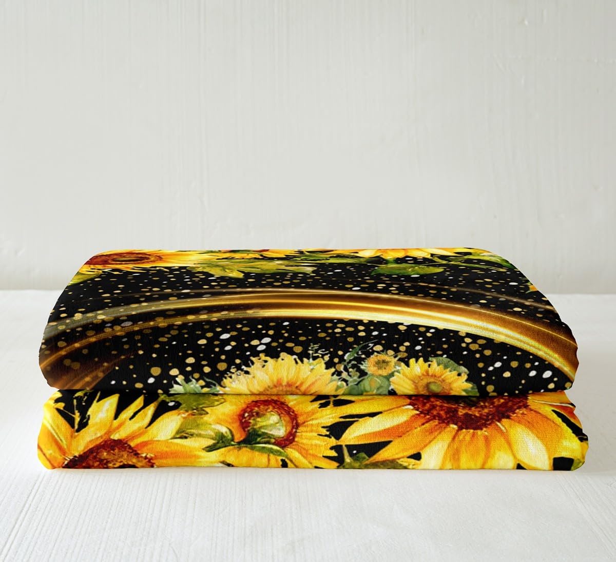 Feelyou Girls Sunflowers Throw Blanket Sea Turtle Sherpa Blanket for Bed Sofa Couch Kids Bedroom Floral Ocean Marine Reptile Decor Fleece Throw Blanket Sunflower Tortoise Plush Blanket Throw 50"x60"