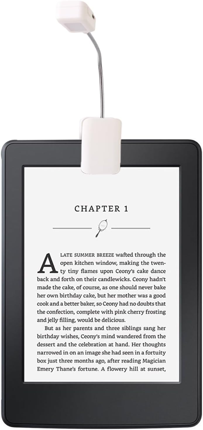 Reading Light Compatible with Kindle,Eye Caring Reading Lint for Kindle,Adjustable Kindle Light Clipped on for Studying or Reading in Bed