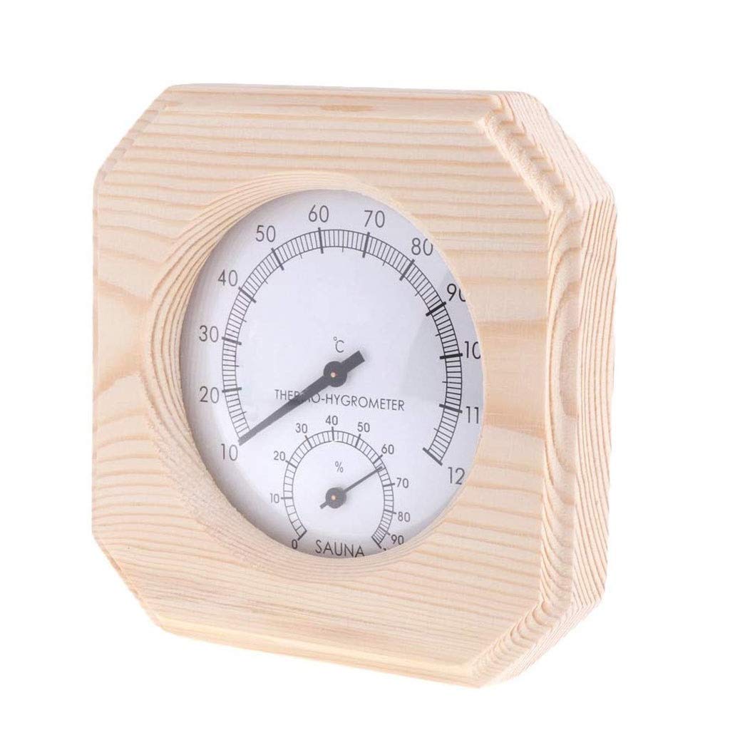 Room Thermometer - Sauna Temperature Table Wood Accessories