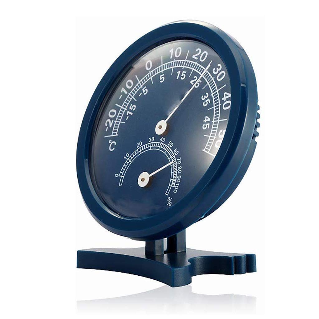 Thermometer,Portable Mini Pointer Temperature Meter Standing Round Dial Gauges Display