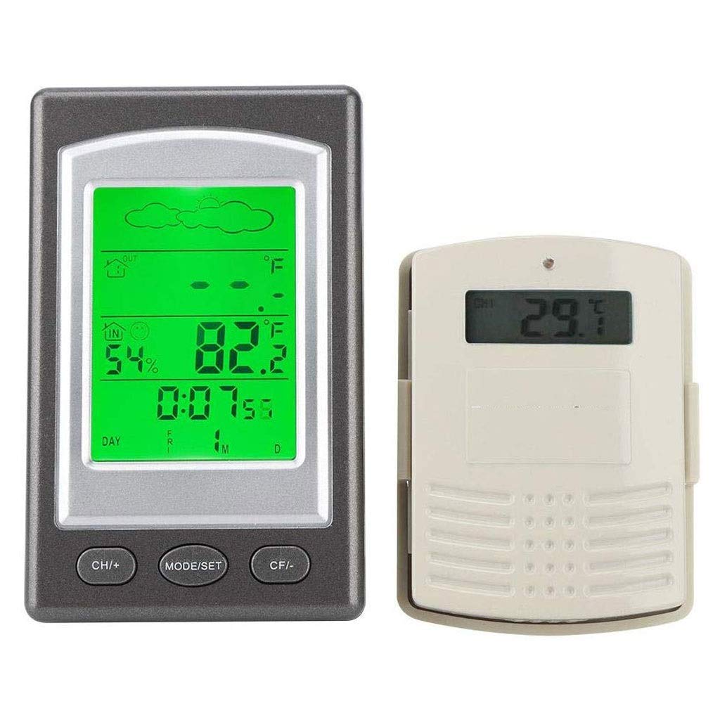 Room Thermometer - Multifunctional Indoor and Outdoor Temperature and Humidity Sensor