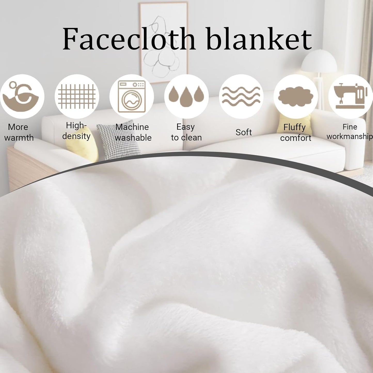 Funny Book Reading Blanket, Cartoon Quote Flannel Throw Blankets, 50"x60", Soft Warm Lightweight Fuzzy Cozy Throws for Couch Bed Sofa Decorative Gifts for Book Lover Teen Women, Beige