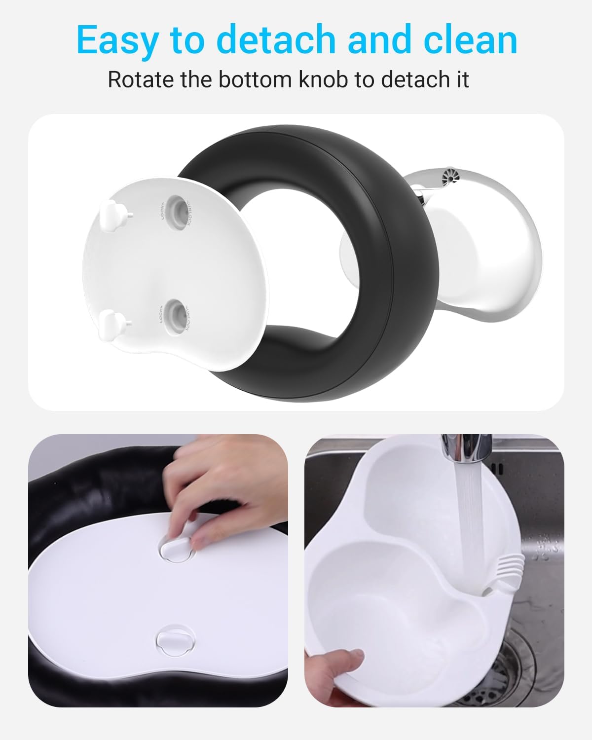 Tablet Leather Pillow Stand,【Stain-Resistant】 Tablet Holder with 2 Snack Bowl, Adjustable Pillow Stand for Lap/Bed/Couch/Desk, Fits 4-13" Kindle, iPad Pro Air Mini, Phone, Galaxy Z Fold
