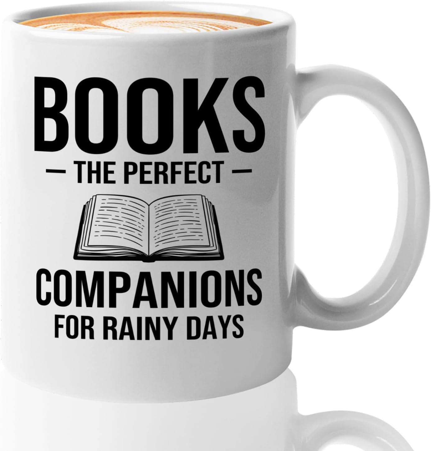 Book Lover Coffee Mug 11oz White -Books The perfect - Bookworm Literature Library Book Lover Reader Booked Editor Intellectual Studious
