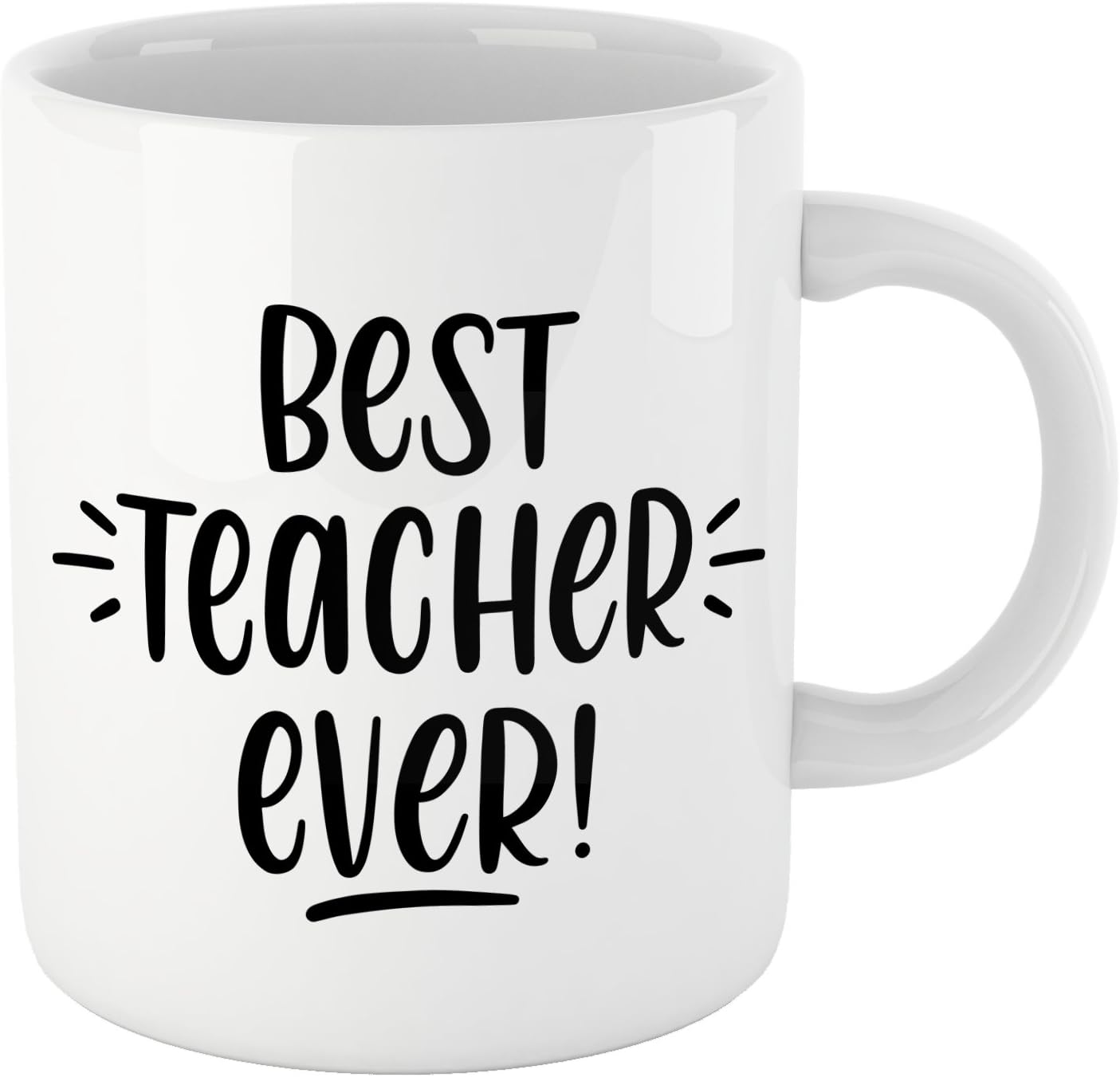 Folio Book Lovers Reading Mug, BW Quote - I'M A TEACHER, WHAT'S YOUR SUPERPOWER? Teacher appreciation gift! Bookish Coffee Mug, Reader Gift, Teacher Gift