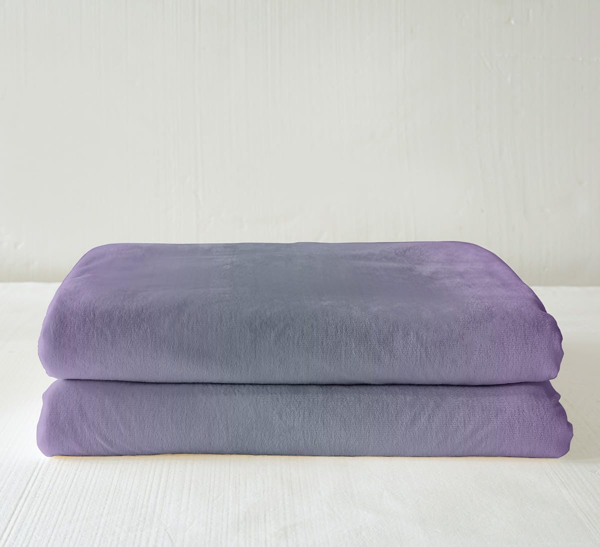 Erosebridal Purple and Grey Blanket for Girls Boys Kids,Rainbow Ombre Throw Blanket Aesthetic Bed Sofa Couch Decor for Women Men,Gradient Colorful Fleece Blanket Abstract Fuzzy Blanket 50"x60"