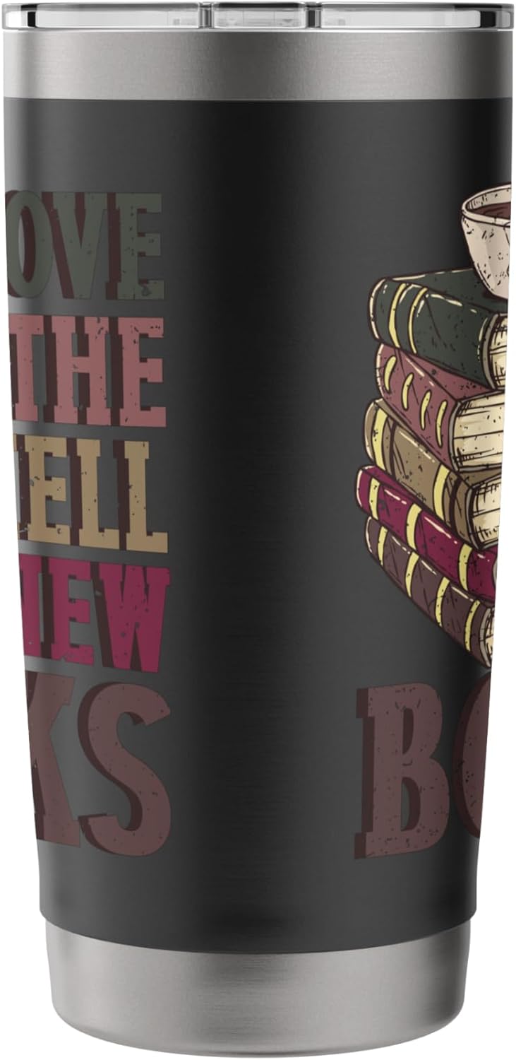 Reading Book Lover Smell Of New Books Stainless Steel Insulated Tumbler