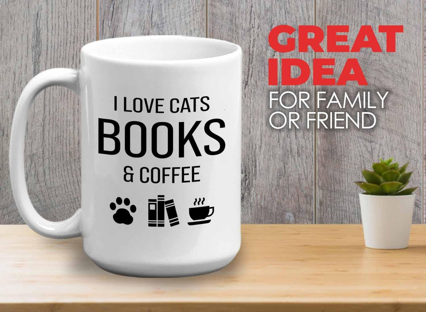 Bubble Hugs Book lovers Coffee Mug 15oz White - Cats Books Coffee - Author Writer Library Editor Introvert Lovers Cat Chill Relax Bookworm Reading